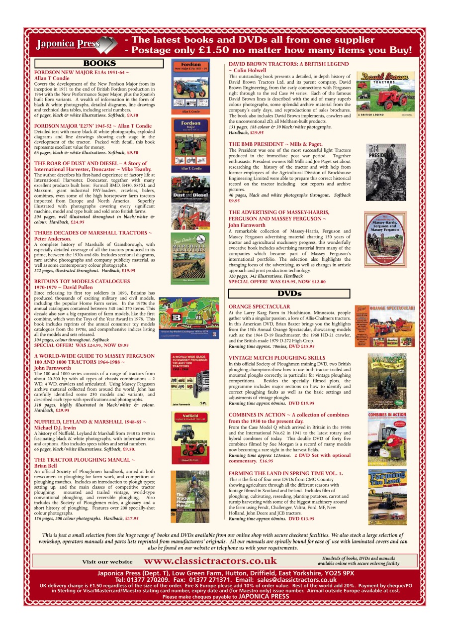 Tractor & Farming Heritage Magazine Preview Pages