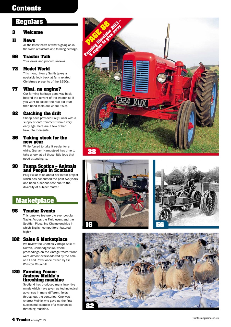 Tractor & Farming Heritage Magazine Preview Pages