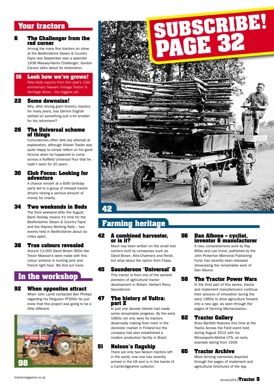 Tractor & Farming Heritage Magazine Preview Pages