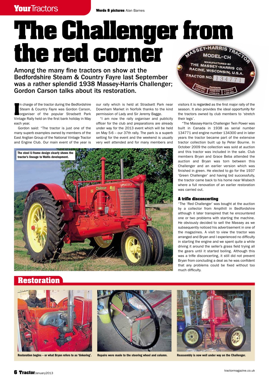 Tractor & Farming Heritage Magazine Preview Pages
