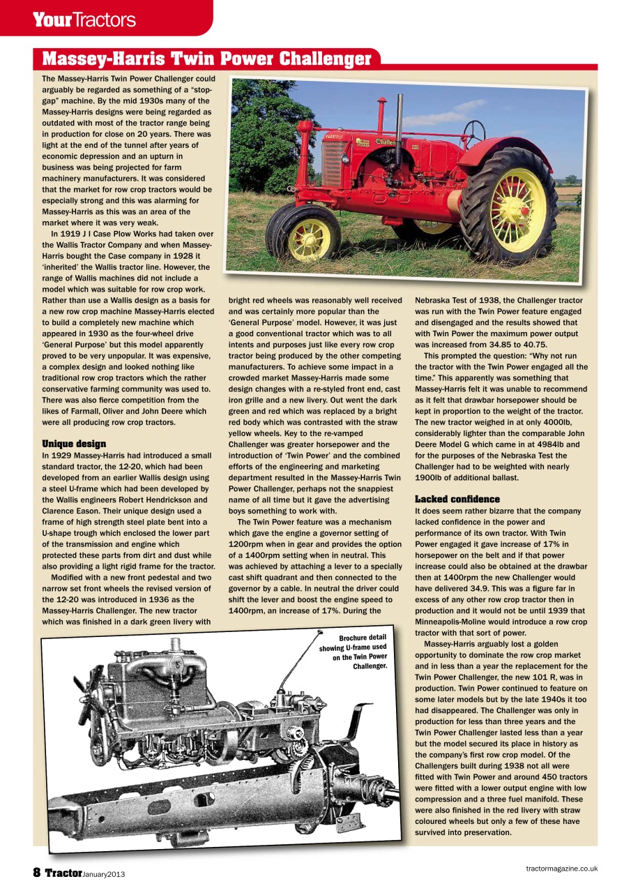 Tractor & Farming Heritage Magazine Preview Pages