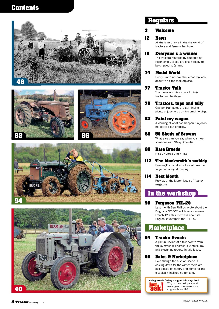 Tractor & Farming Heritage Magazine Preview Pages