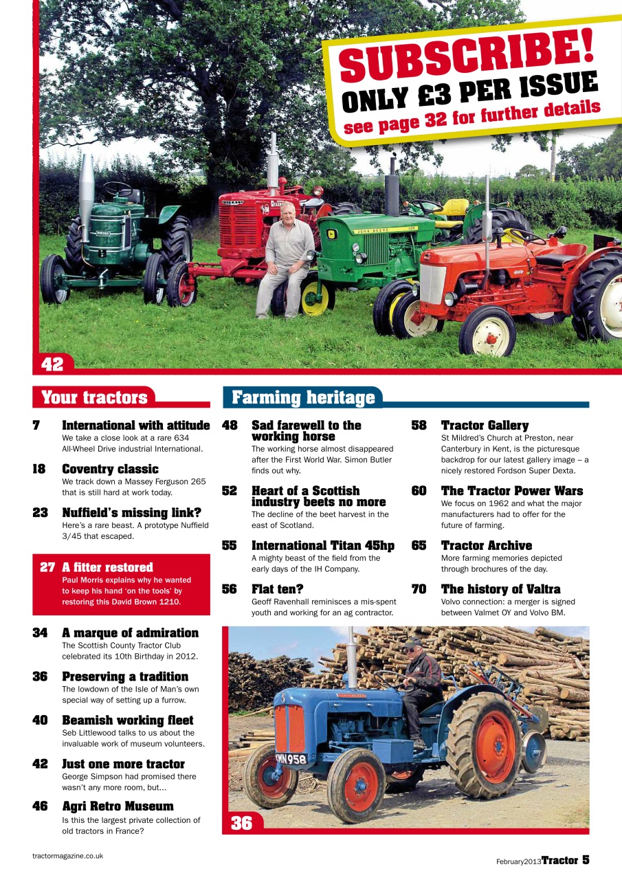 Tractor & Farming Heritage Magazine Preview Pages