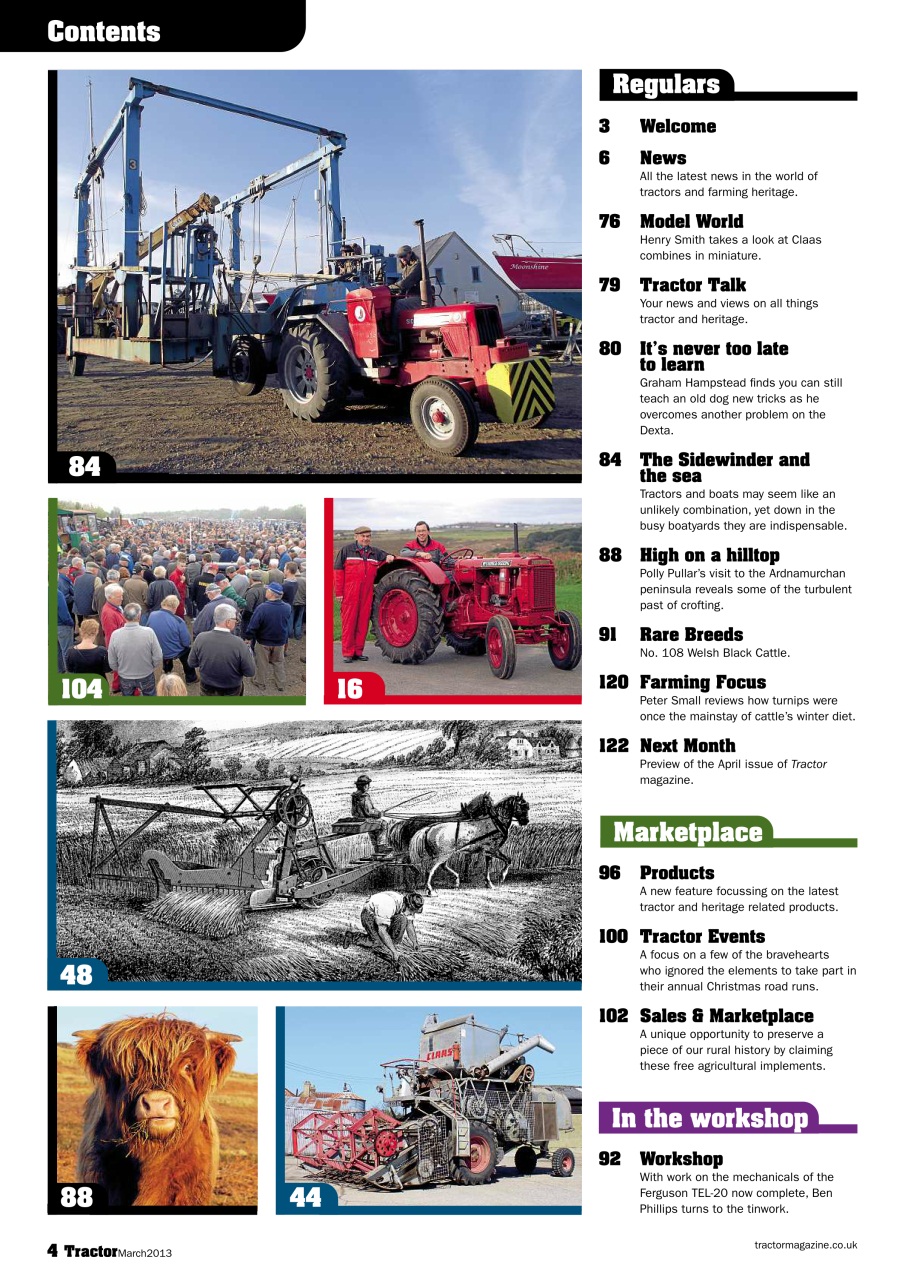 Tractor & Farming Heritage Magazine Preview Pages