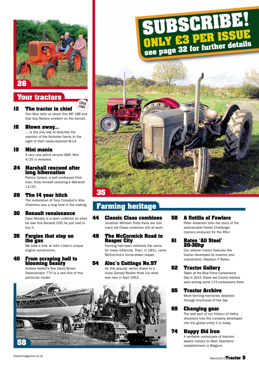 Tractor & Farming Heritage Magazine Preview Pages
