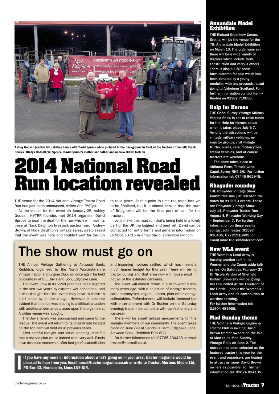 Tractor & Farming Heritage Magazine Preview Pages