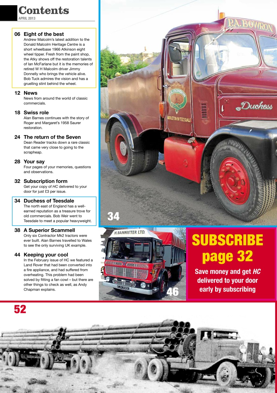 Heritage Commercials Magazine Preview Pages
