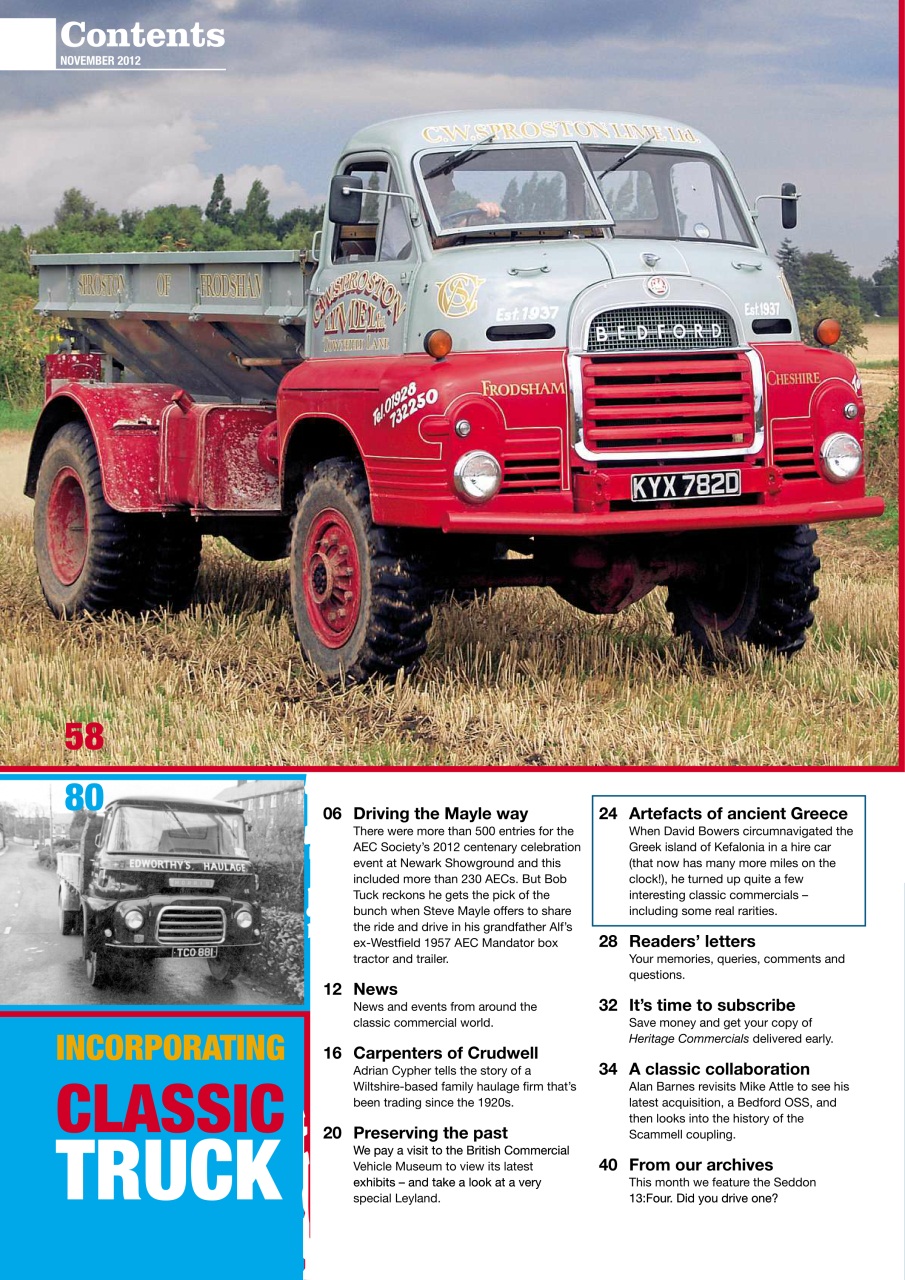 Heritage Commercials Magazine Preview Pages