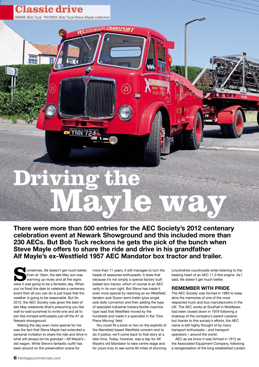 Heritage Commercials Magazine Preview Pages