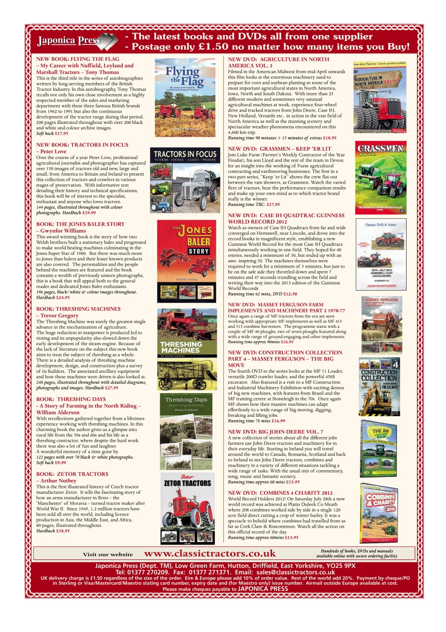 Tractor & Farming Heritage Magazine Preview Pages
