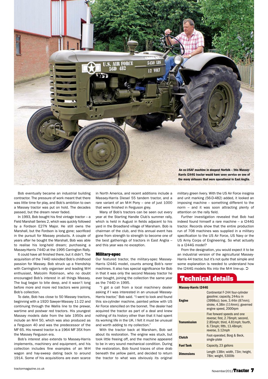 Tractor & Farming Heritage Magazine Preview Pages