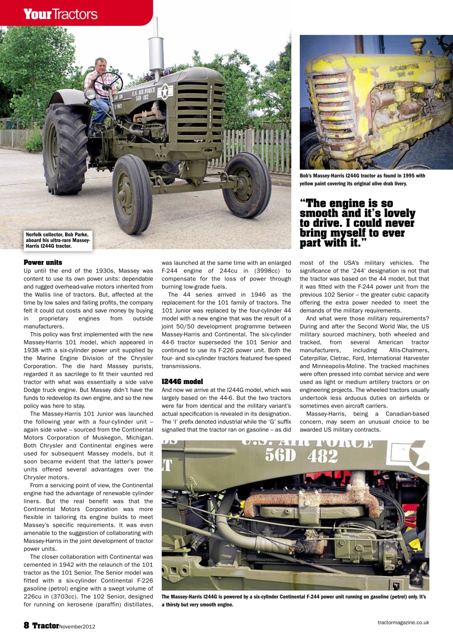 Tractor & Farming Heritage Magazine Preview Pages