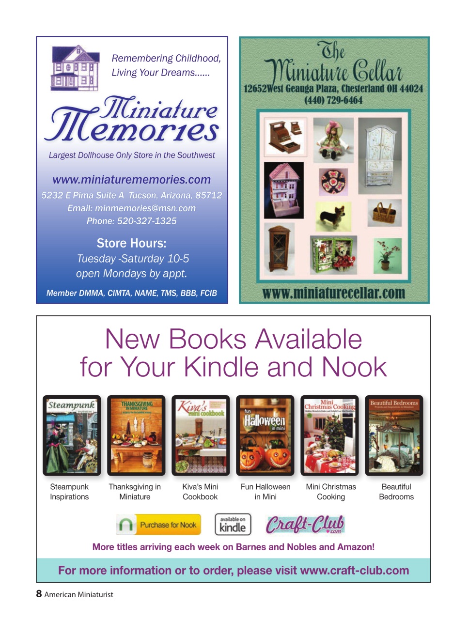 American Miniaturist Preview Pages