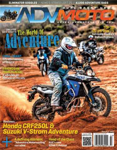 Adventure Motorcycle issue March-April 2013