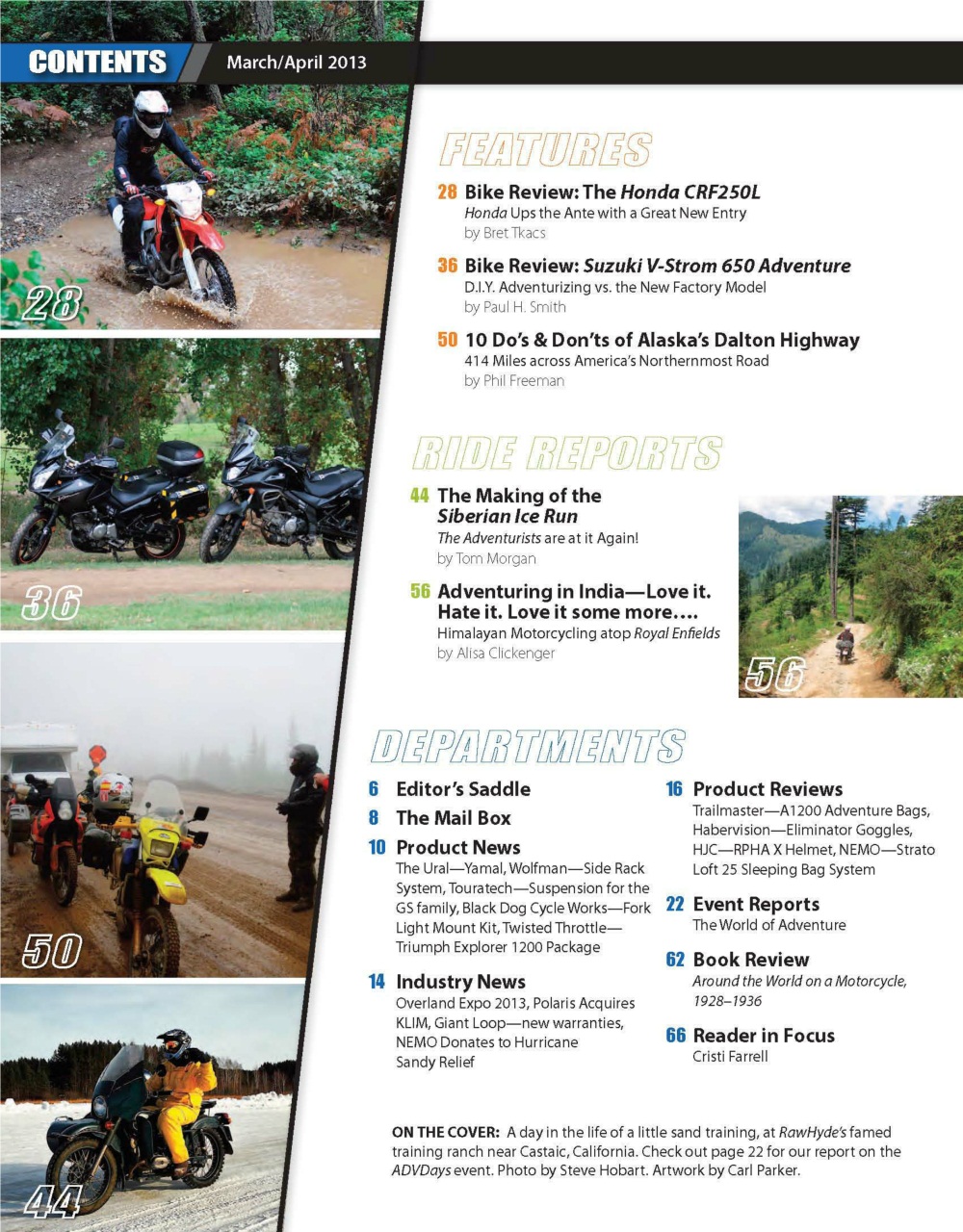 Adventure Motorcycle Preview Pages