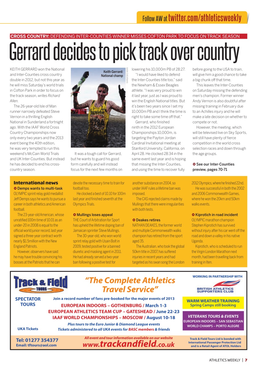 AW – Athletics Weekly Magazine Preview Pages