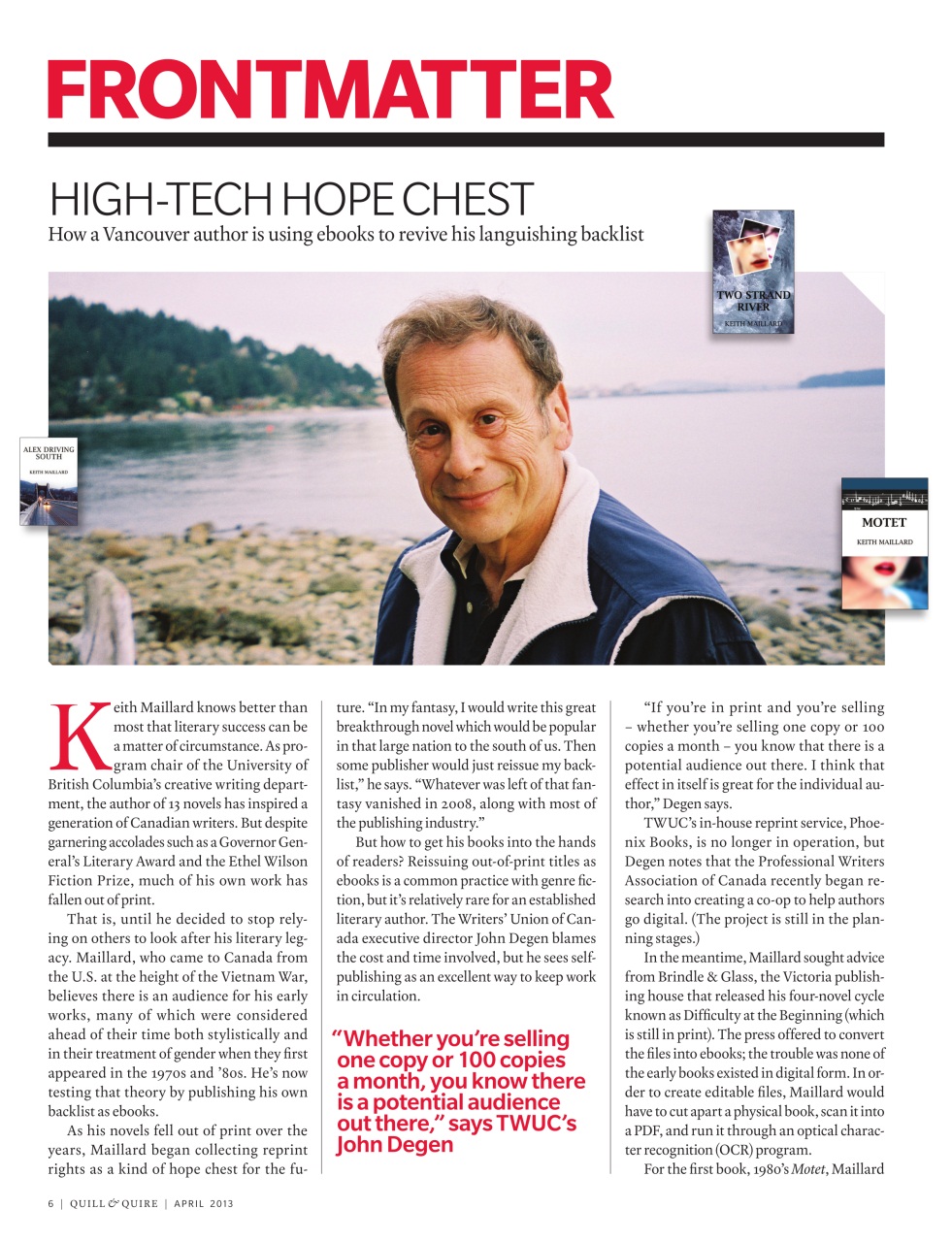 Quill & Quire Preview Pages