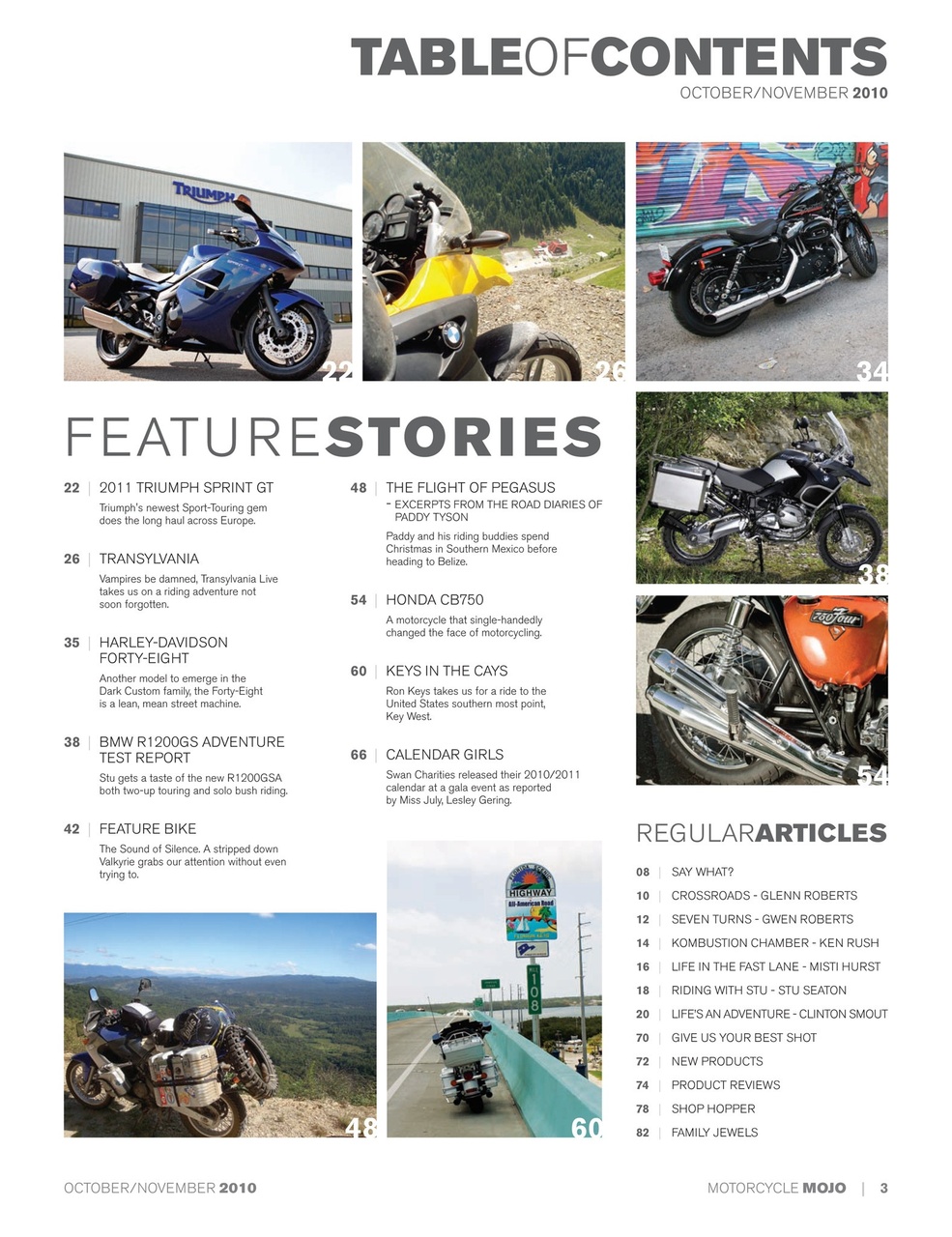Motorcycle Mojo Preview Pages