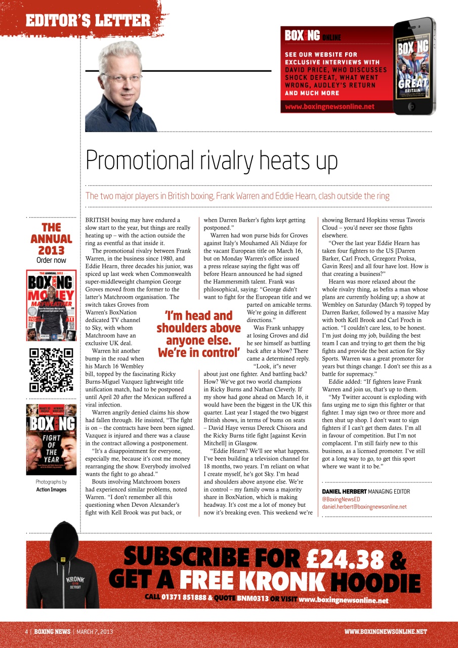 Boxing News Preview Pages