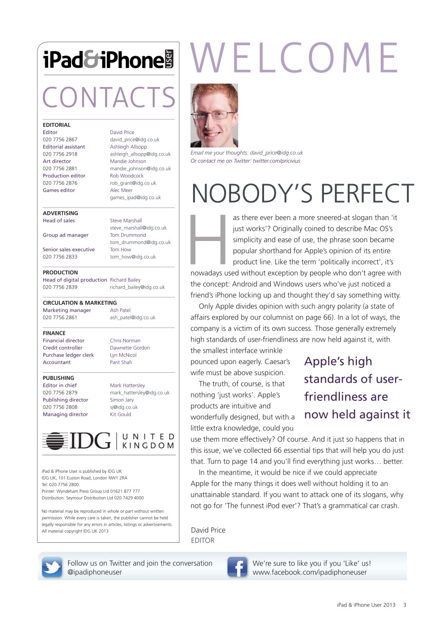 iPad and iPhone User Preview Pages