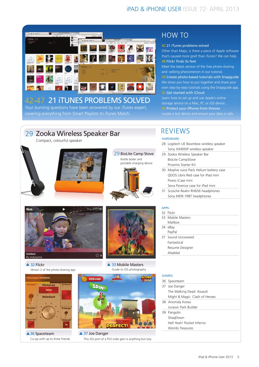 iPad and iPhone User Preview Pages