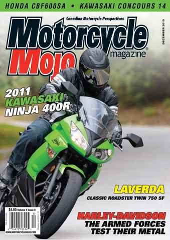 Motorcycle Mojo issue December 2010