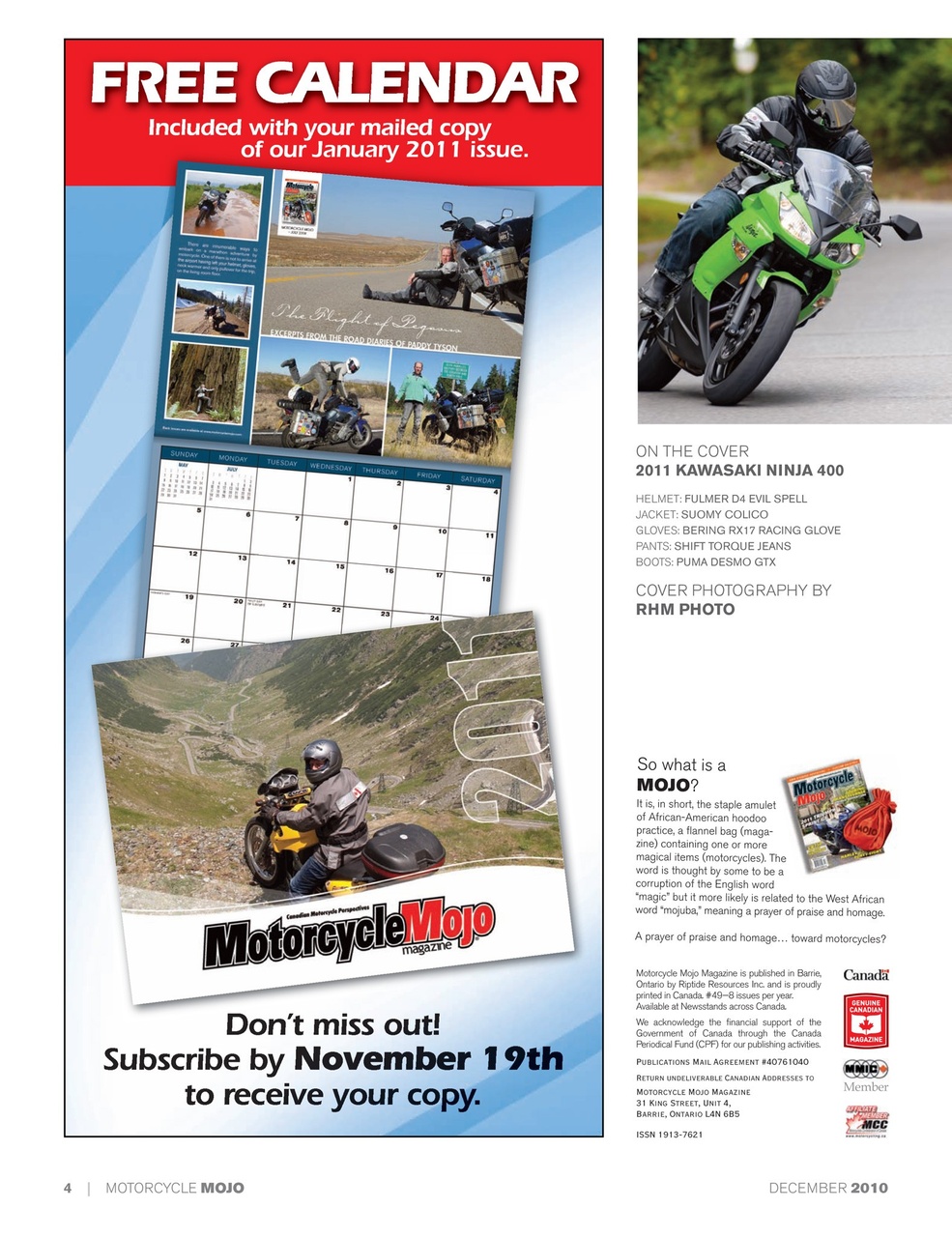 Motorcycle Mojo Preview Pages