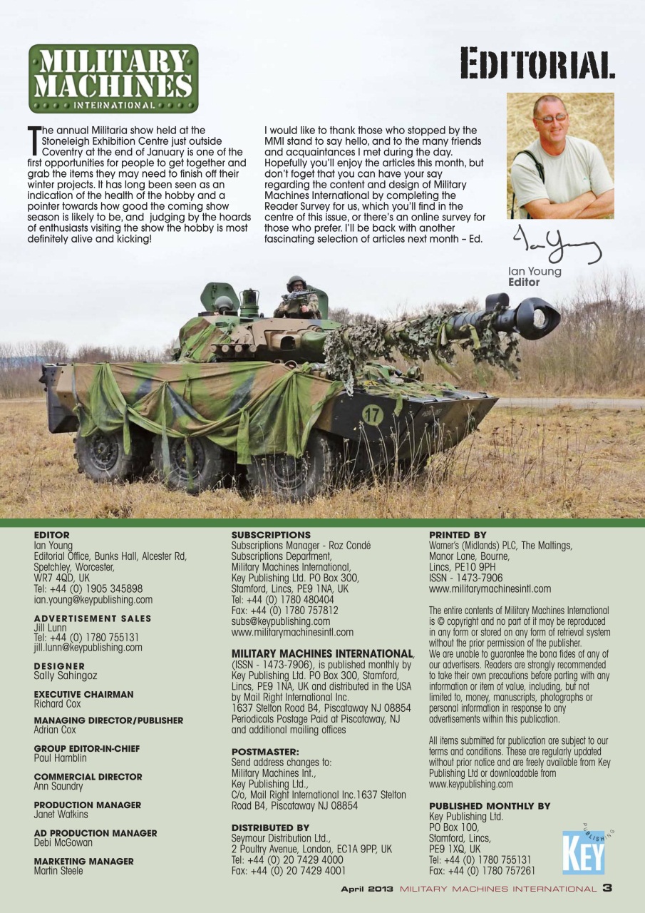 Military Machines International Preview Pages