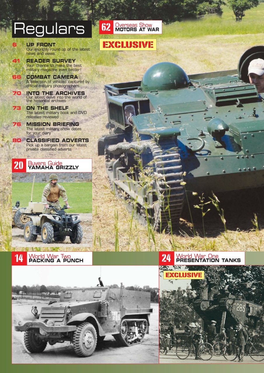 Military Machines International Preview Pages