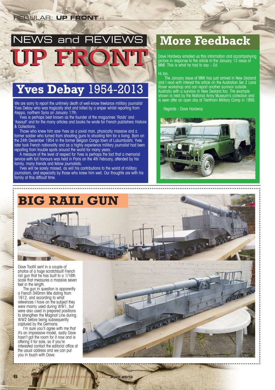 Military Machines International Preview Pages