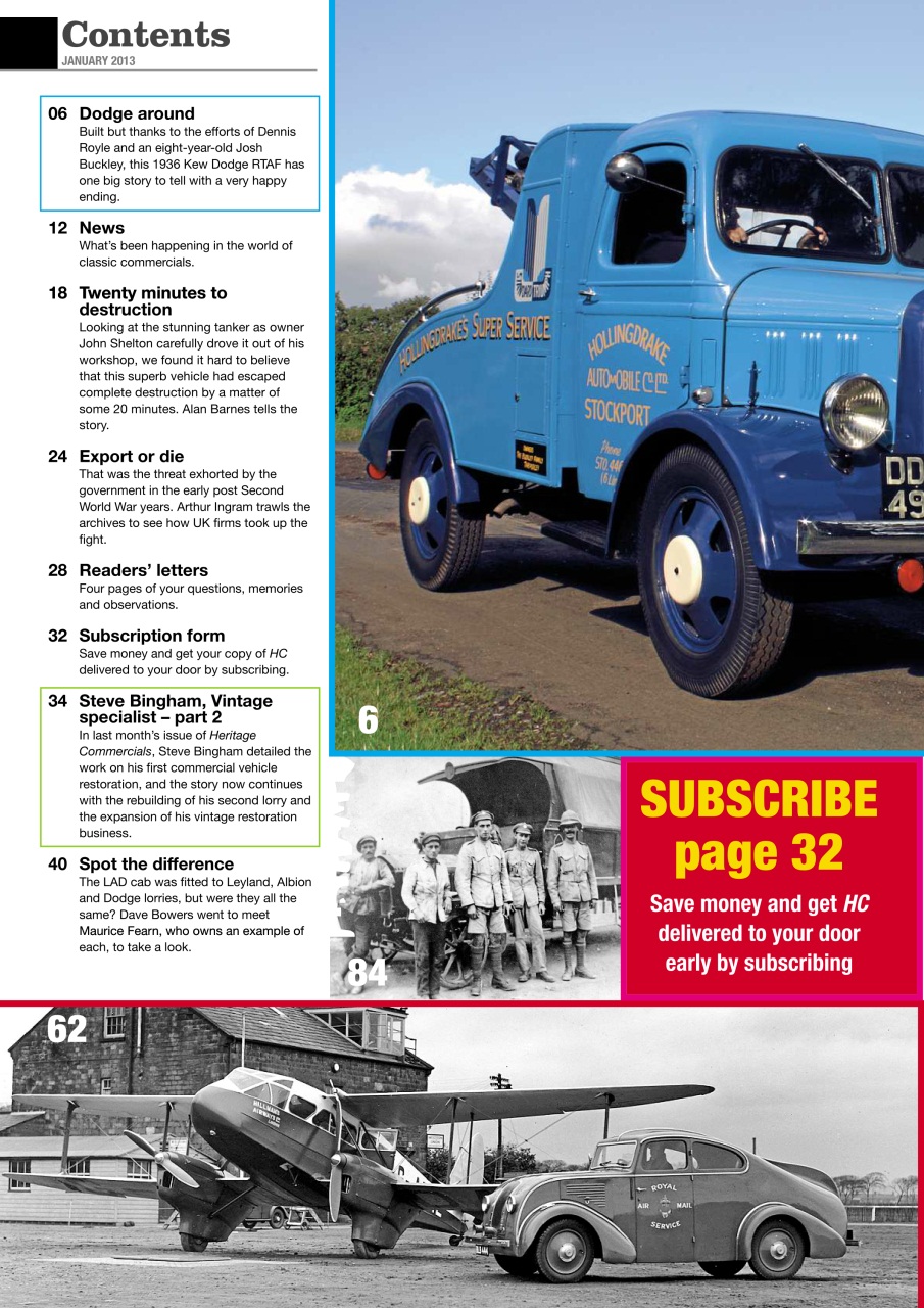 Heritage Commercials Magazine Preview Pages