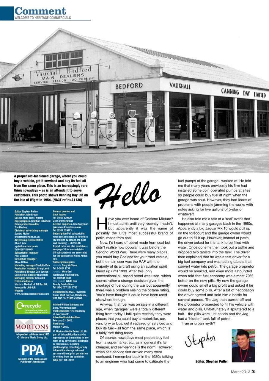 Heritage Commercials Magazine Preview Pages