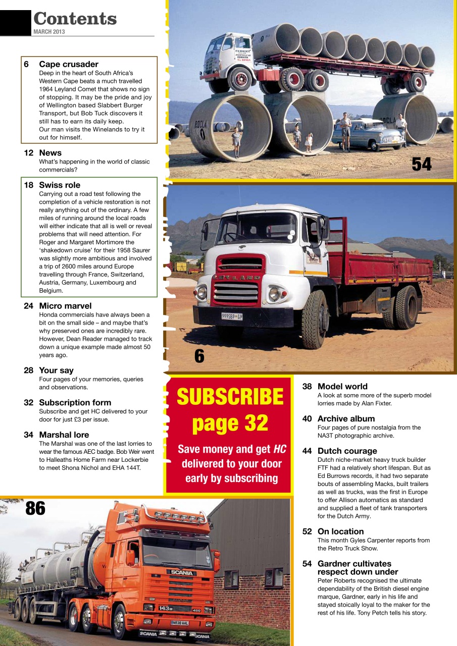 Heritage Commercials Magazine Preview Pages