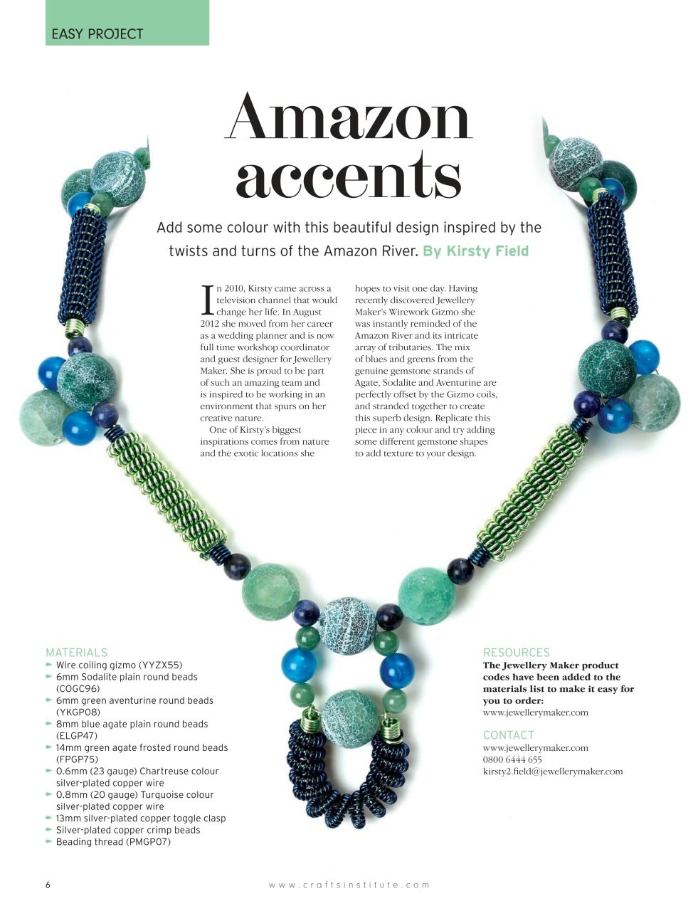 Making Jewellery Preview Pages