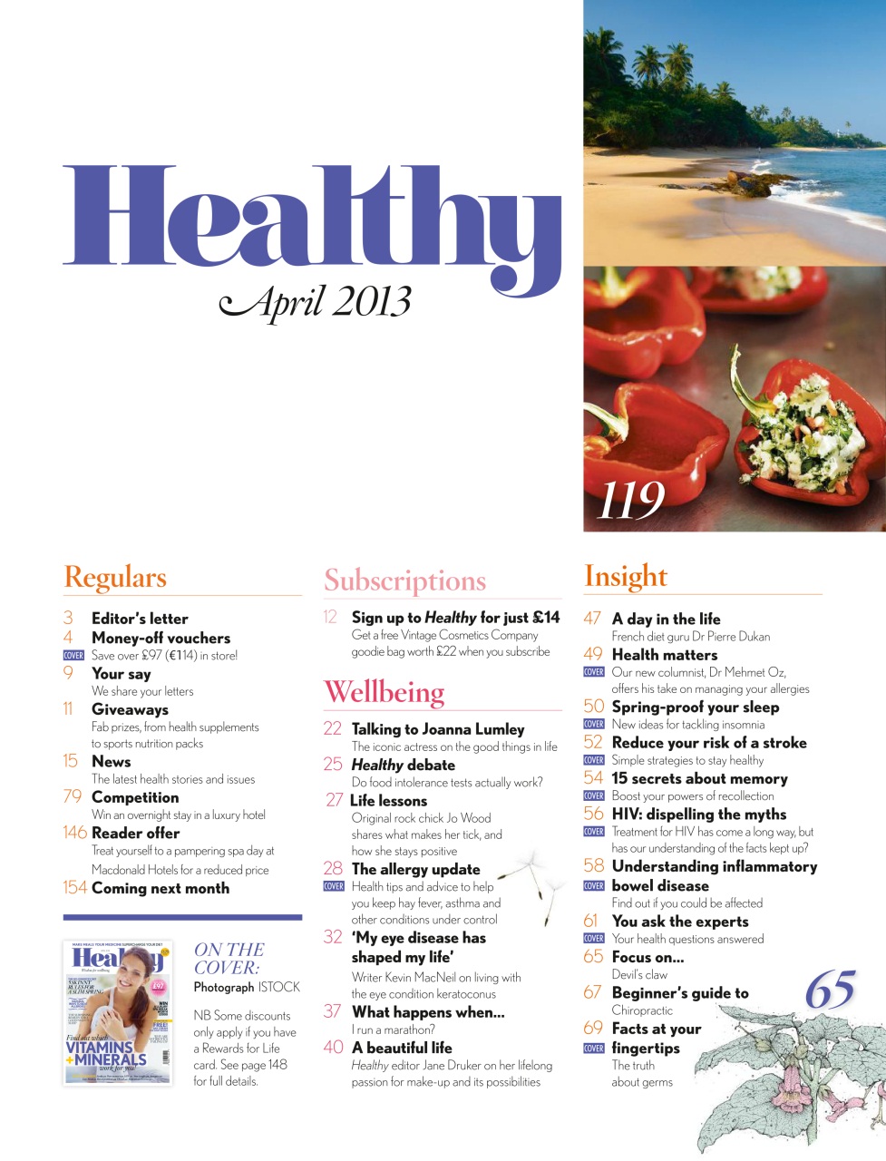 Healthy Magazine Preview Pages