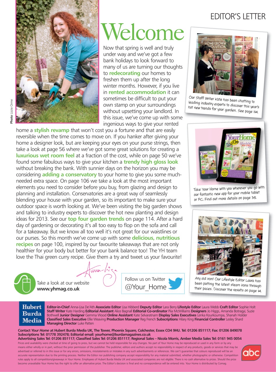 Your Home Magazine Preview Pages