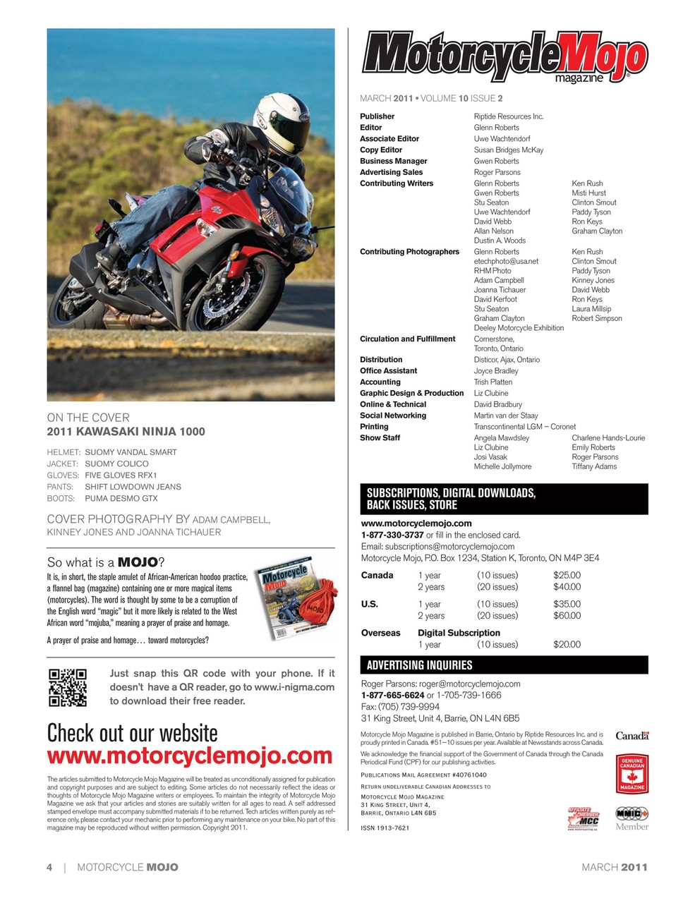 Motorcycle Mojo Preview Pages