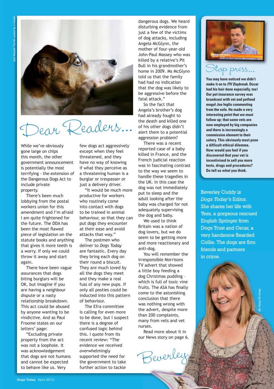 Dogs Today Magazine Preview Pages