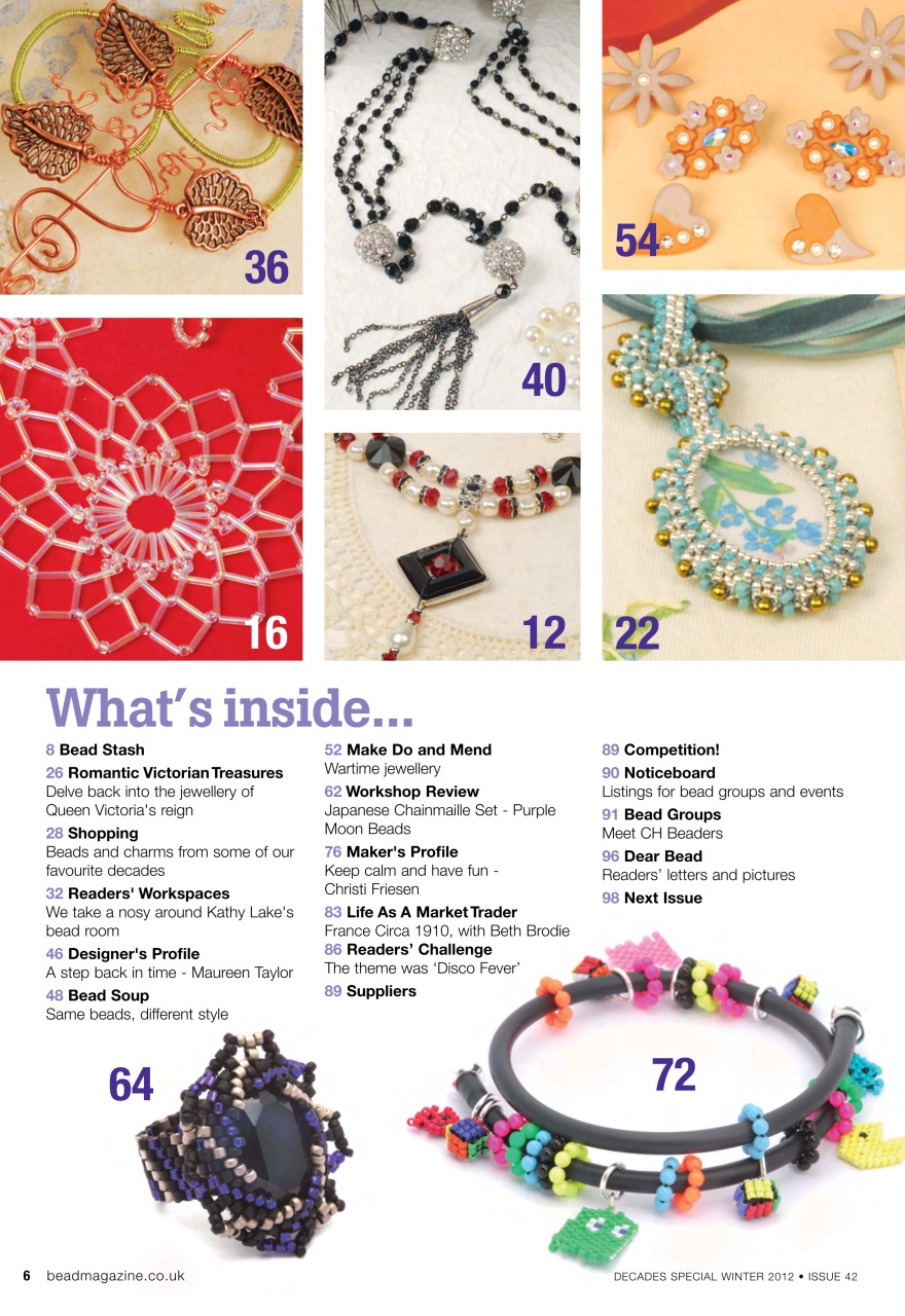 Bead & Jewellery Magazine Preview Pages