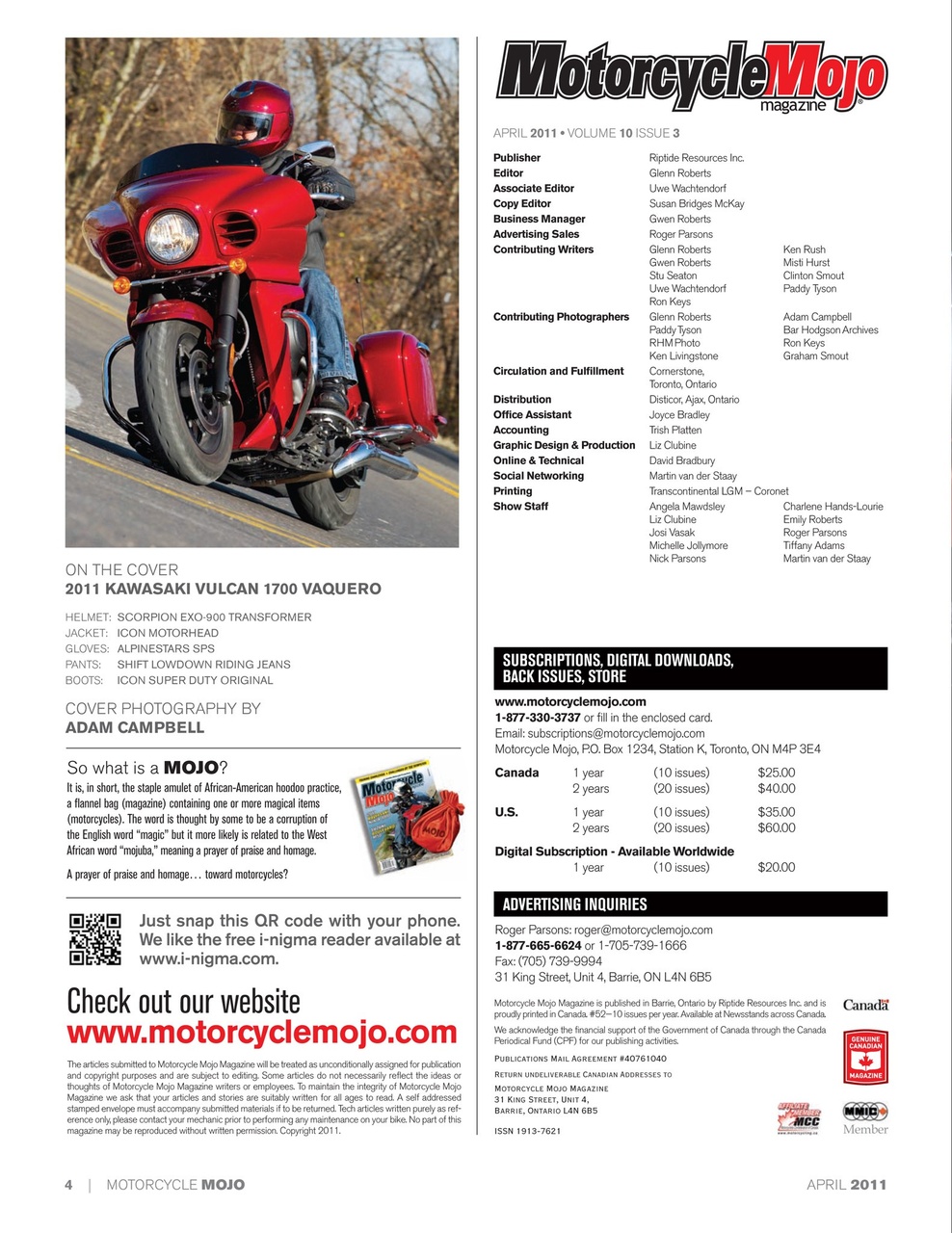 Motorcycle Mojo Preview Pages