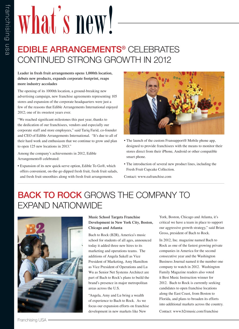 Franchising USA Preview Pages