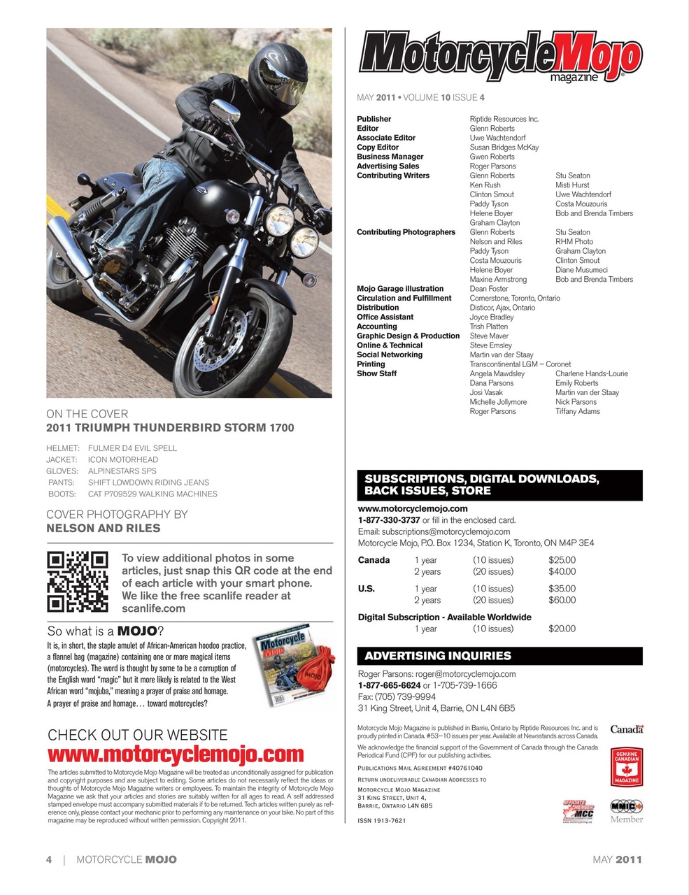 Motorcycle Mojo Preview Pages