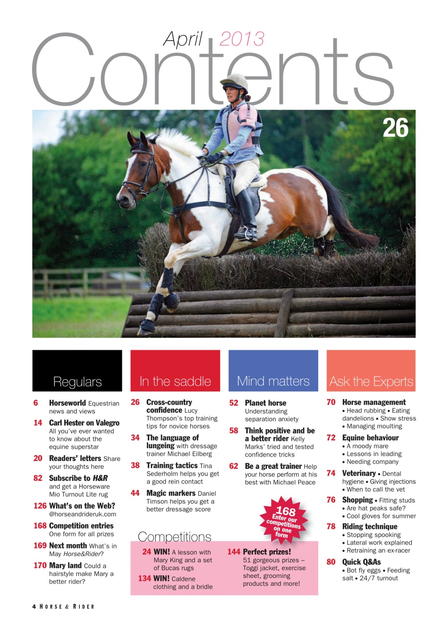 Horse&Rider Magazine - UK equestrian magazine for Horse and Rider Preview Pages