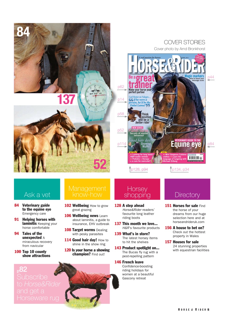 Horse&Rider Magazine - UK equestrian magazine for Horse and Rider Preview Pages