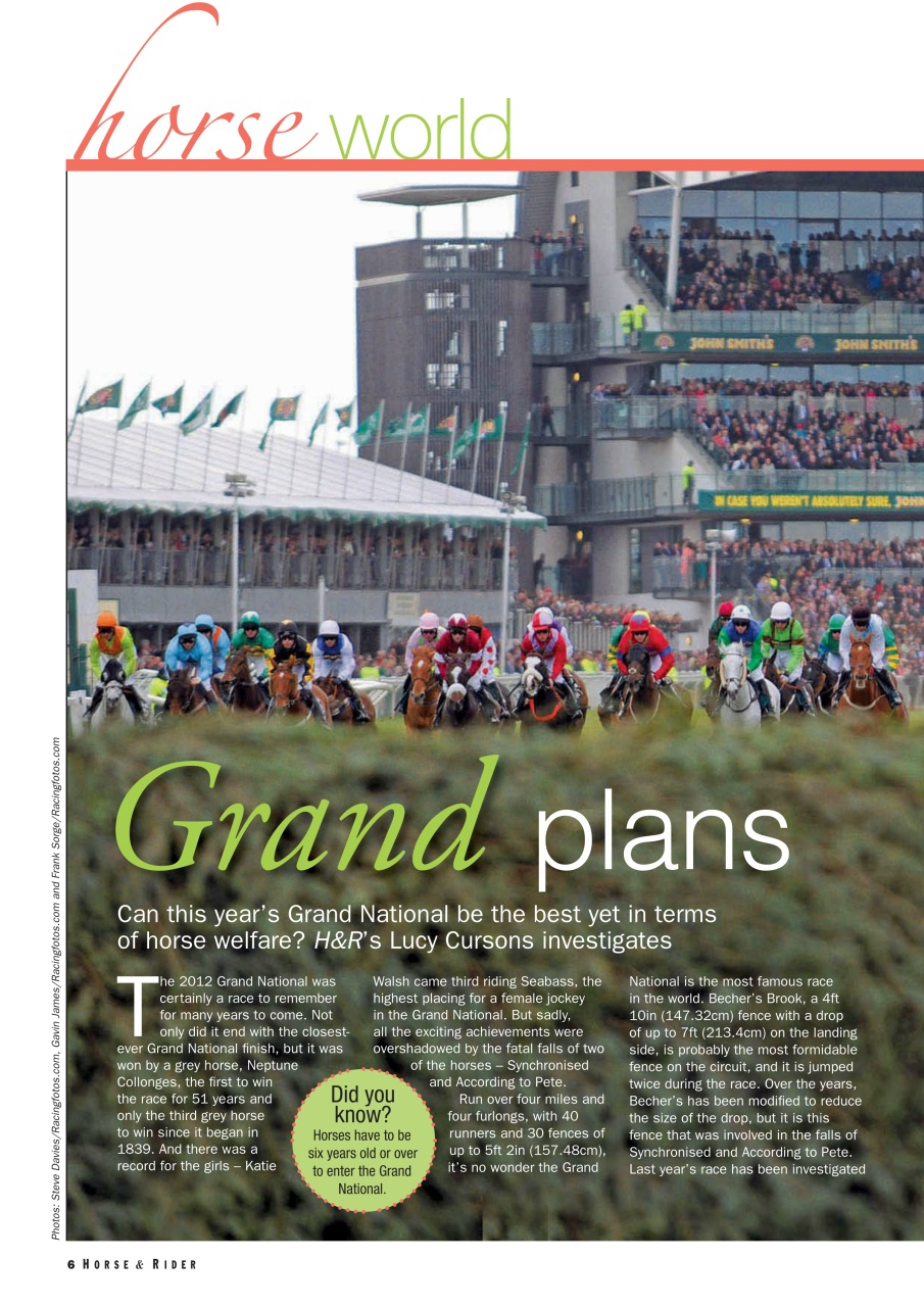 Horse&Rider Magazine - UK equestrian magazine for Horse and Rider Preview Pages
