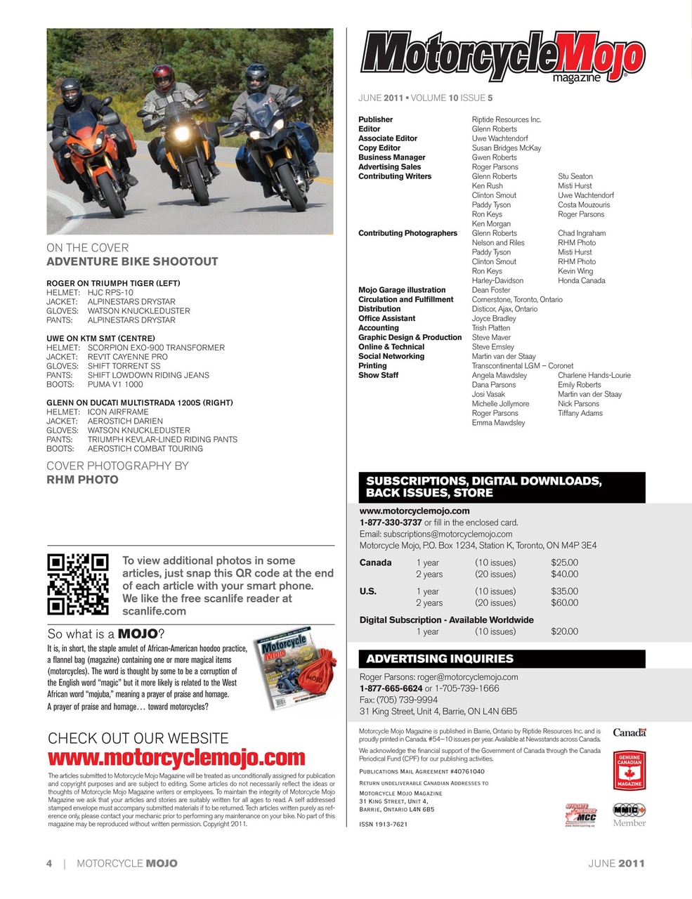 Motorcycle Mojo Preview Pages