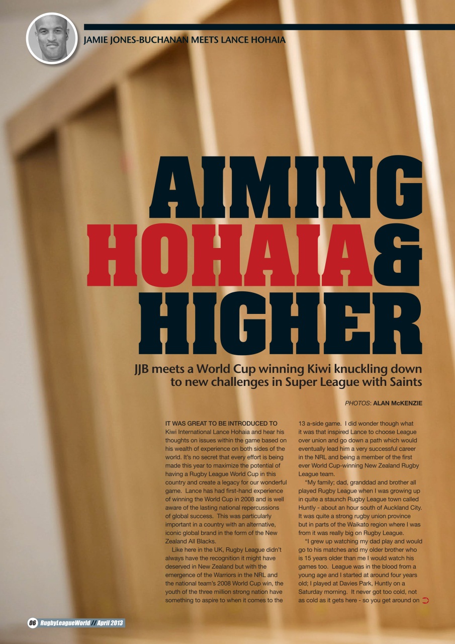 Rugby League World Preview Pages