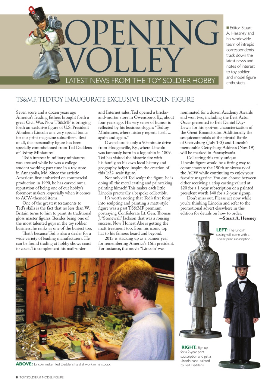 Toy Soldier & Model Figure Preview Pages