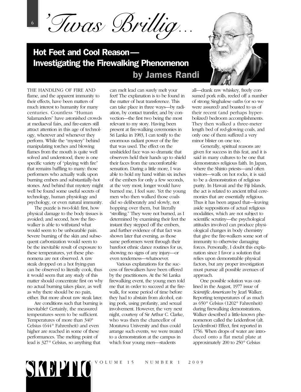 Skeptic Preview Pages