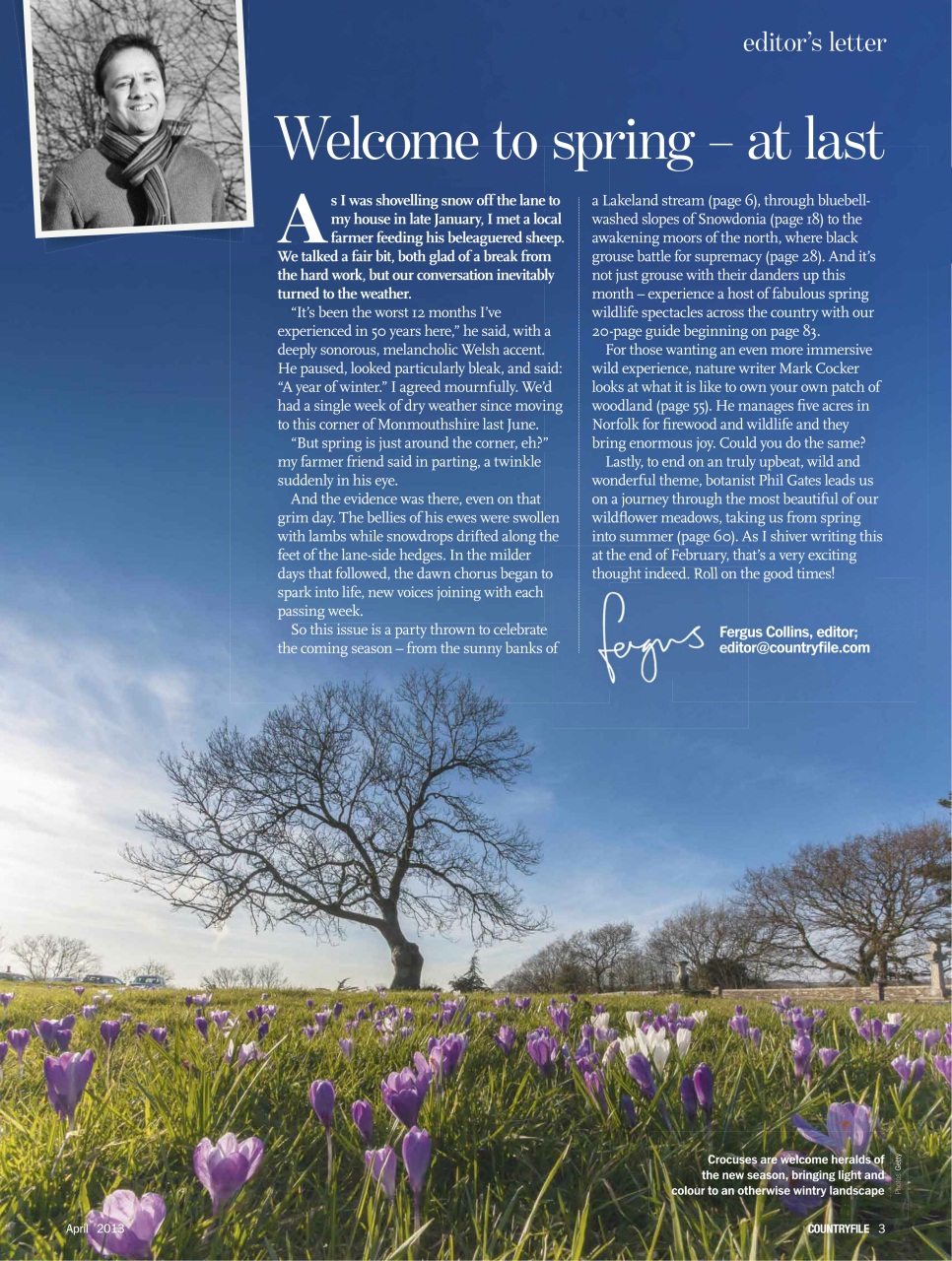 BBC Countryfile Magazine Preview Pages
